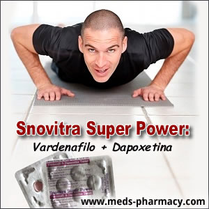Snovitra Super Power - mantener una ereccion y controla la eyaculación
